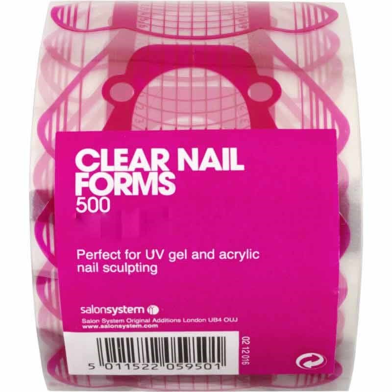 Clear Nail Forms 500